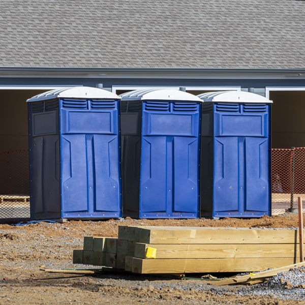 how do you dispose of waste after the porta potties have been emptied in New Vernon